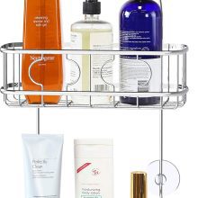 Simple Houseware Bathroom Hanging Shower Head Caddy Organizer