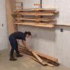 Wood Organizer and Lumber Storage Metal Rack
