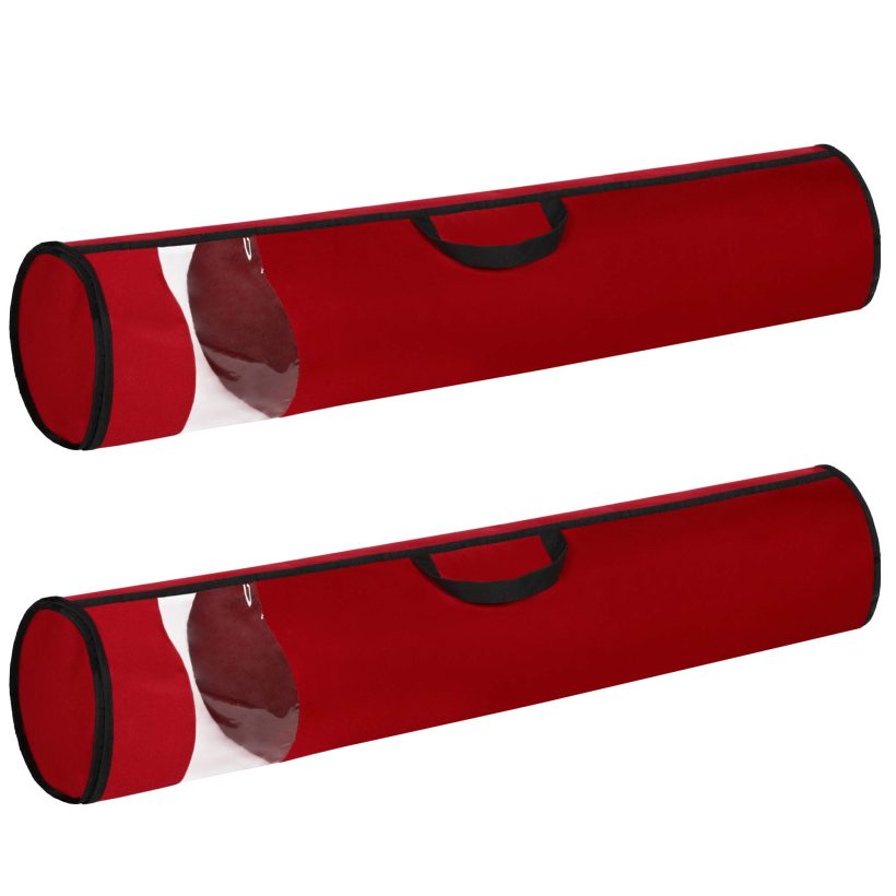 SONGMICS Christmas Wrapping Paper Storage Bags