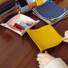 Valet Trays Leather-Small Catchall Tray for Men and Women