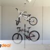 2 Bike Bicycle Vertical Hanger Parking Rack: Space-Saving Bike Storage Solution! 🚴‍♀️🚴