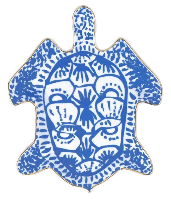 Lilly Pulitzer Women's Blue Porcelain Jewelry Trinket Tray