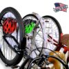 Koova Wall Mount Bike Storage Rack Garage Hanger for 3 Bicycles