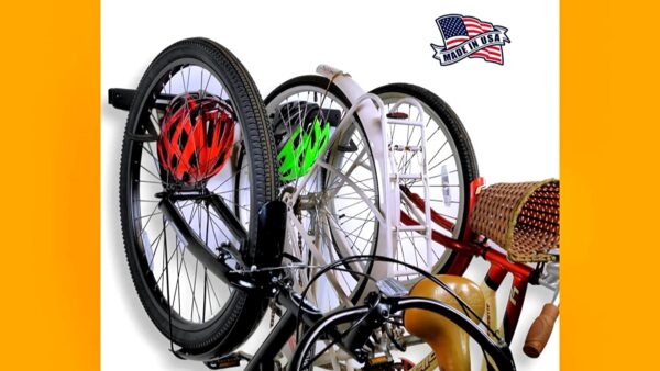 Koova Wall Mount Bike Storage Rack Garage Hanger for 3 Bicycles