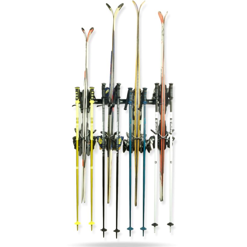 Ski Rack Wall Mount for Indoor Storage