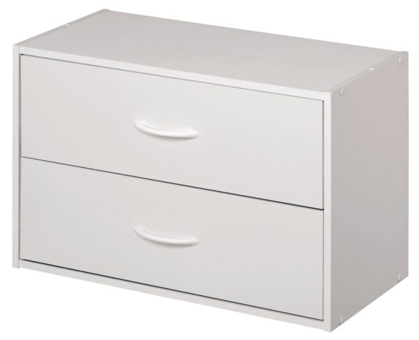 Stackable 2-Drawer Horizontal Organizer