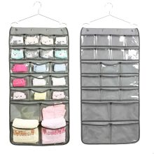 NIMES Hanging Closet Underwear Sock Bra Organizer Dual-Sided Accessories