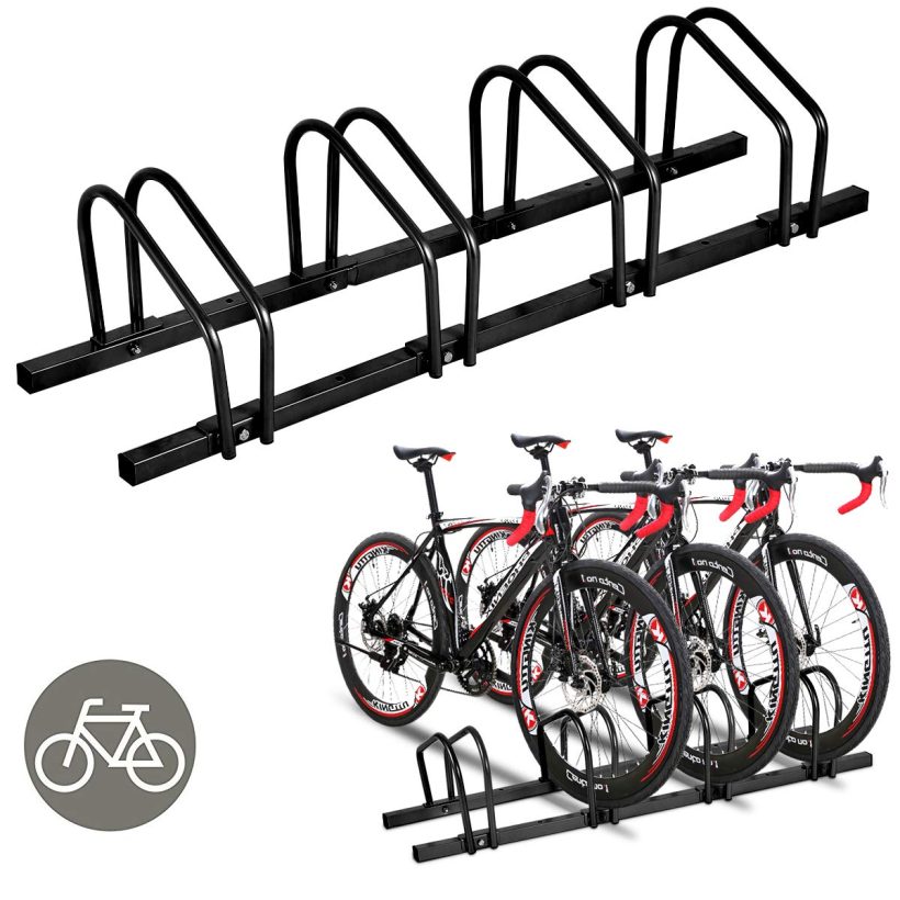 Goplus 4 Bike Rack Bicycle Stand Cycling Rack Parking