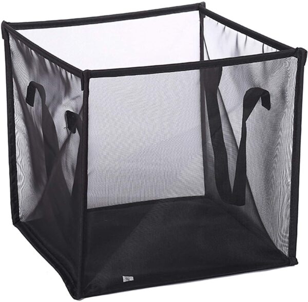 College Dorm or Travel Mesh Popup Laundry Hamper with Handles