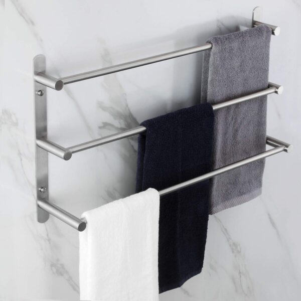 3-Tiers Ladder Towel Rack Wall Mount