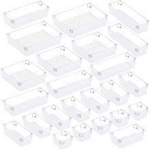 Puroma 24Pcs Desk Drawer Organizer Set 5-size
