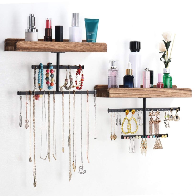 Keebofly Hanging Wall Mounted Jewelry Organizer