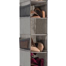 Zober 10-Shelf Hanging Shoe Organizer, Shoe Holder for Closet