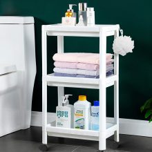 Flowmist 3 Tier Slim Rolling Organizer Storage Cart