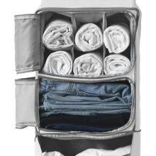 Hanging Portable Luggage Suitcase Closet Shelving Organizer