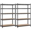 Yaheetech Heavy Duty 2 Packs Shelving 5-Shelf Shelving Unit