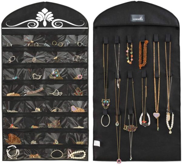 Misslo Jewelry Hanging Non-Woven Organizer Holder