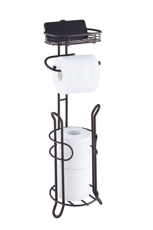 Heavyweight Toilet Tissue Paper Roll Storage Holder