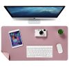Knodel Desk Pad, Office Desk Mat, 31.5" x 15.7" PU Leather