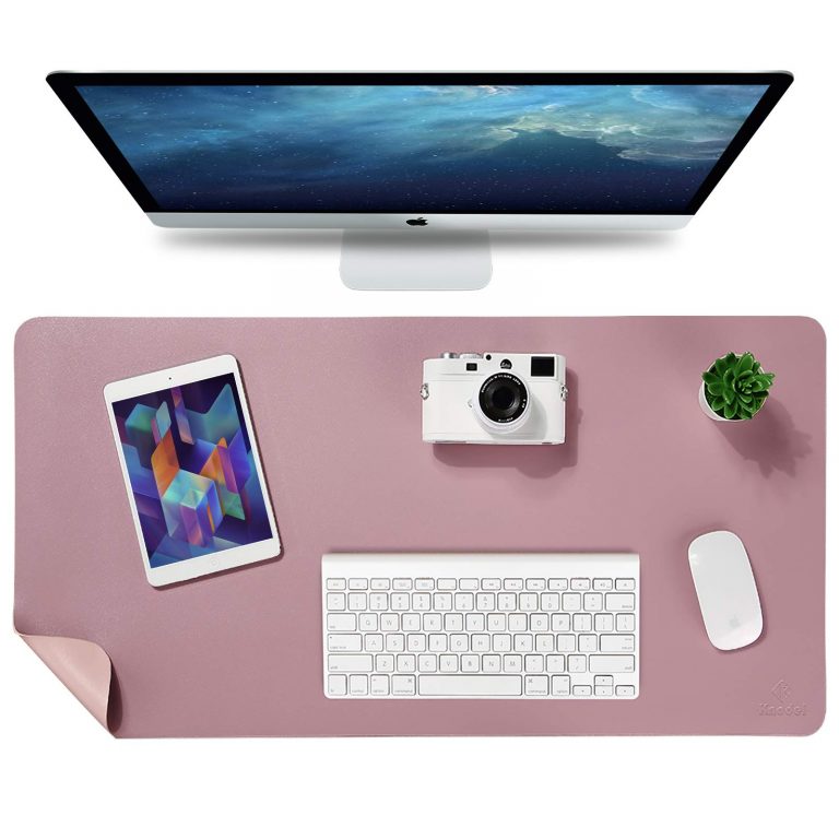 Knodel Desk Pad, Office Desk Mat, 31.5" x 15.7" PU Leather