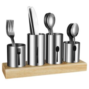 Silverware Holder,HabiLife Utensil Holder