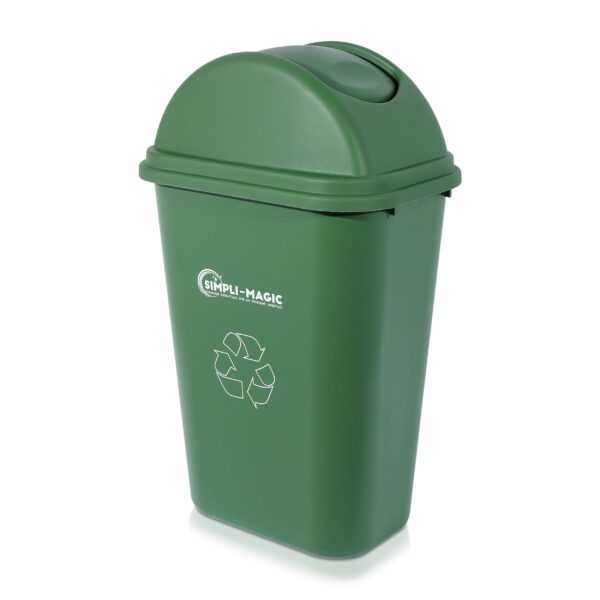 9.5 Gallons Swing-Top Lid Recycle Bin