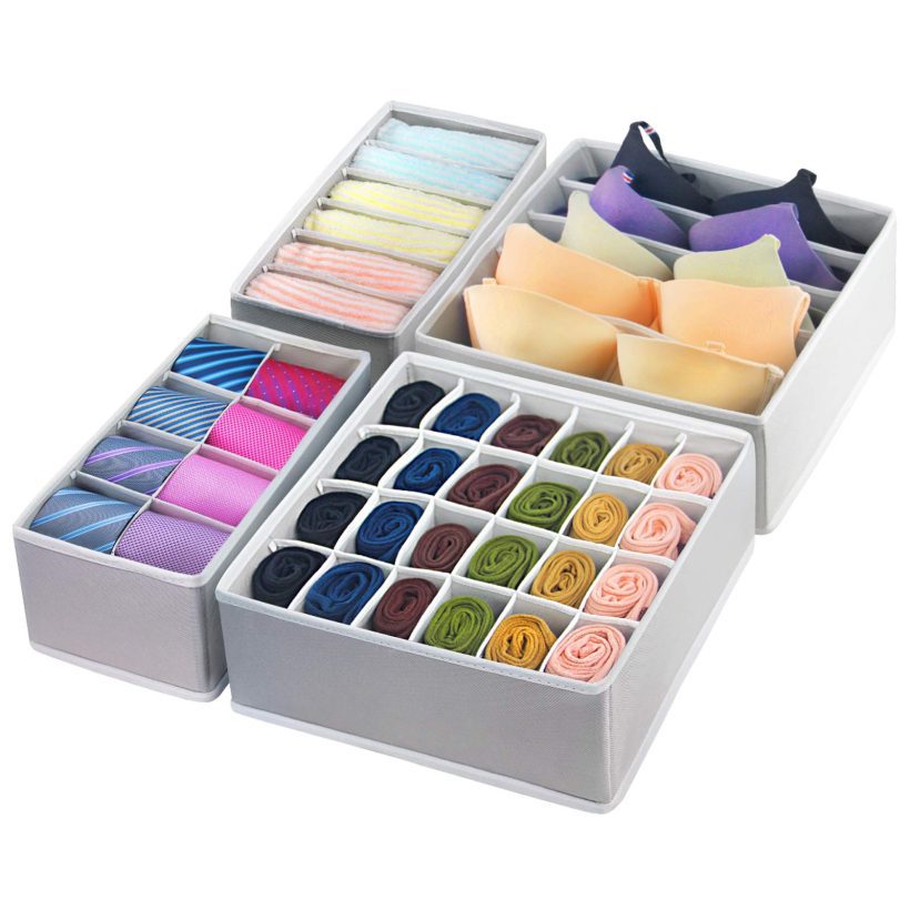 Storage Drawer Organizer for Underwear Bra Socks