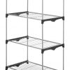 Whitmor 4 Tier Shelf Tower - Closet Storage Organizer