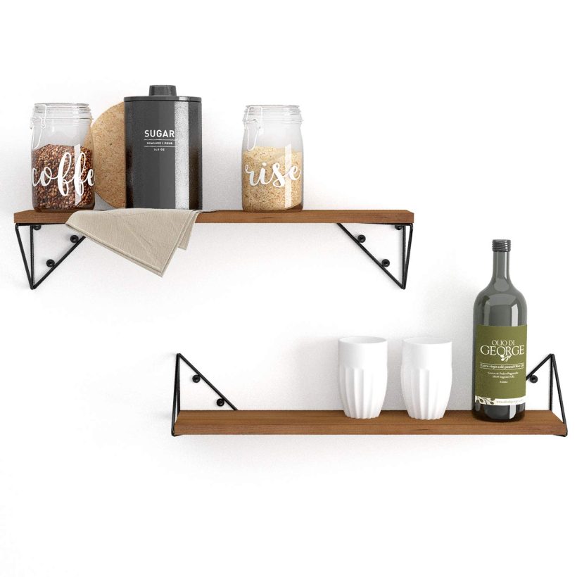 Wallniture Pigna Floating Shelves for Wall