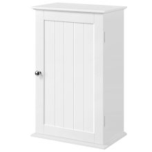 Wall Mounted Single Door 3 Tier Adjustable Storage Shelf
