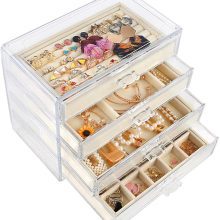 Jewelry Organizer for Earring Necklace Ring & Bracelet