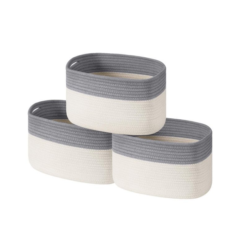 Storage Bins Cube Organizer Decorative Woven Basket