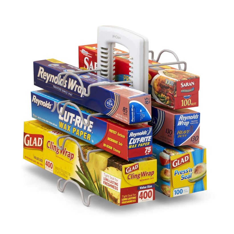 YouCopia StoreMore Adjustable WrapStand Kitchen Wrap Organizer,