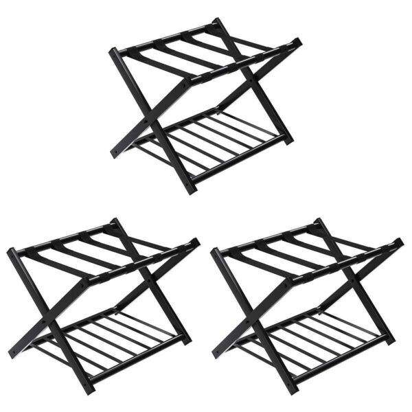 Folding Metal Suitcase Luggage Stand