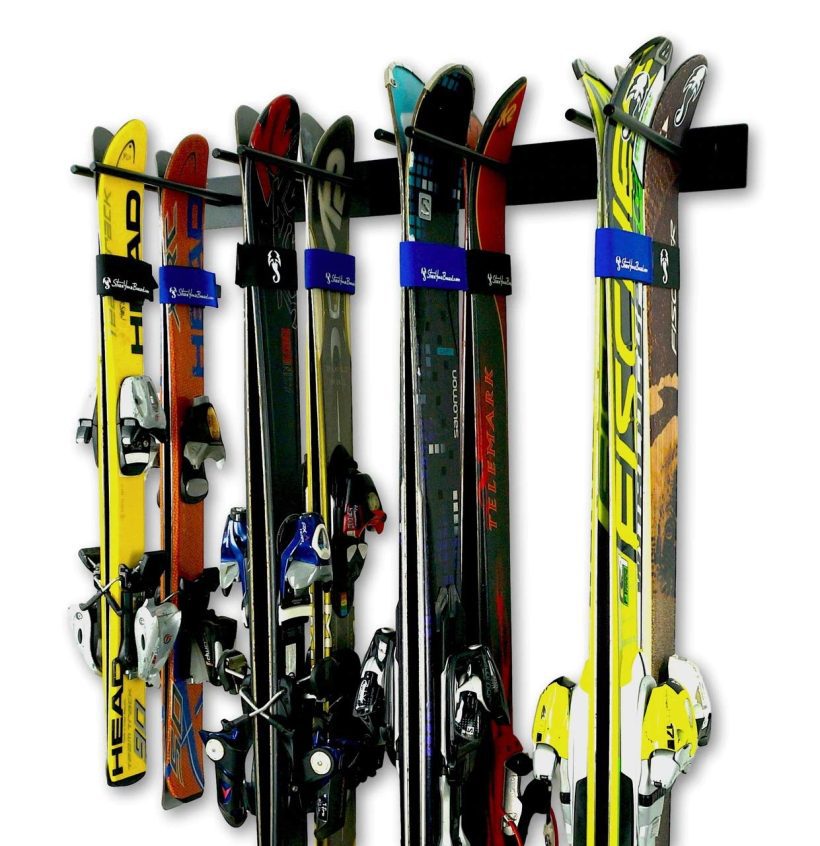 Ski Wall Storage Rack Garage Skis Mount