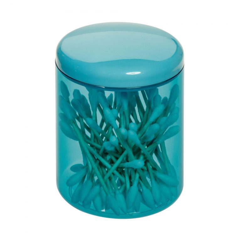 iDesign Finn Canister Jar with Lid for Cosmetics and Makeup Storage