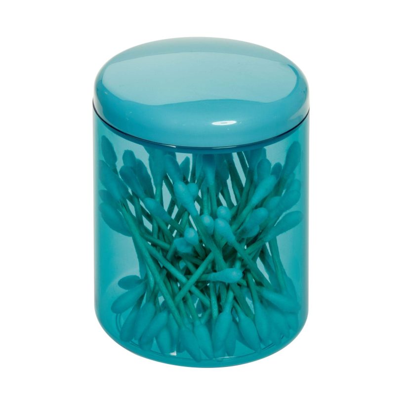 iDesign Finn Canister Jar with Lid for Cosmetics and Makeup Storage