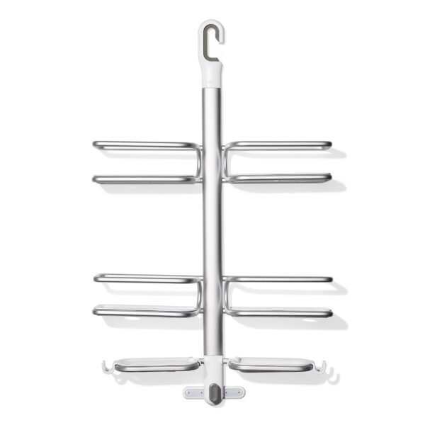 OXO Good Grips Aluminum Hose-Keeper Shower Caddy