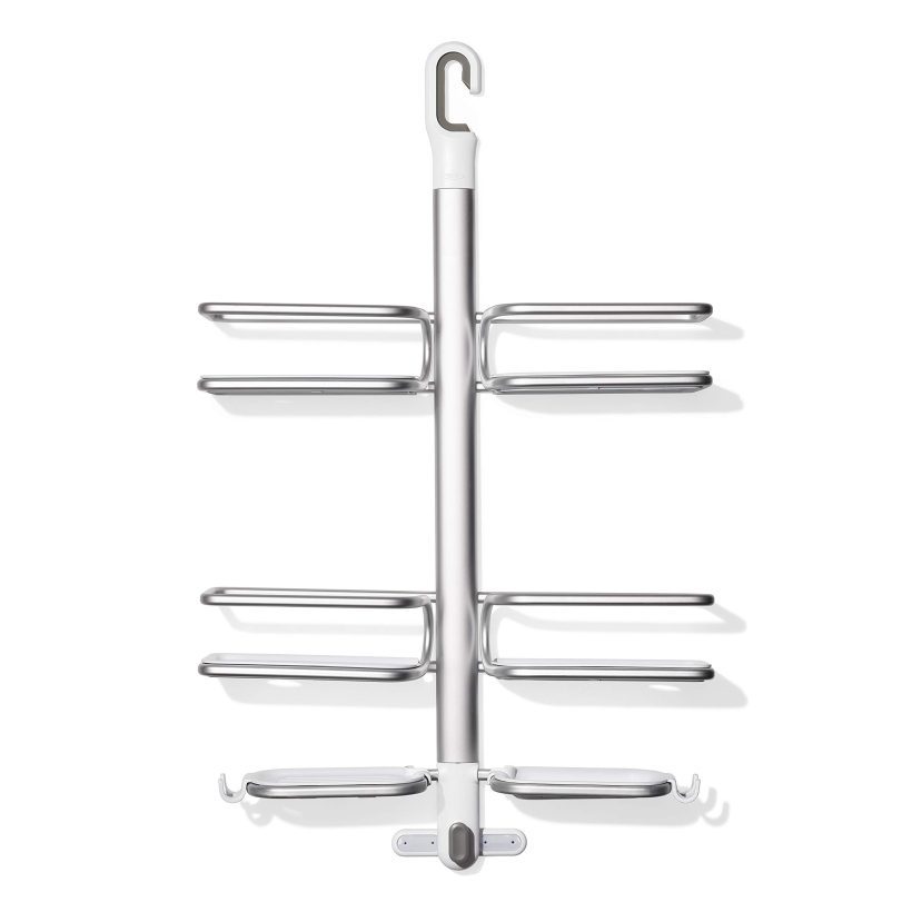 OXO Good Grips Aluminum Hose-Keeper Shower Caddy