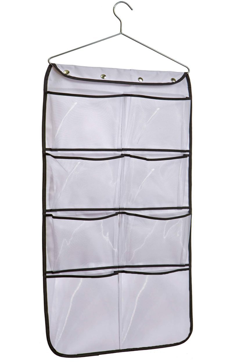 MISSLO Durable Hanging Closet, Double Sided Bra Stocking Clothes