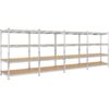 Yaheetech 4-Shelf Heavy Duty Shelving Garage