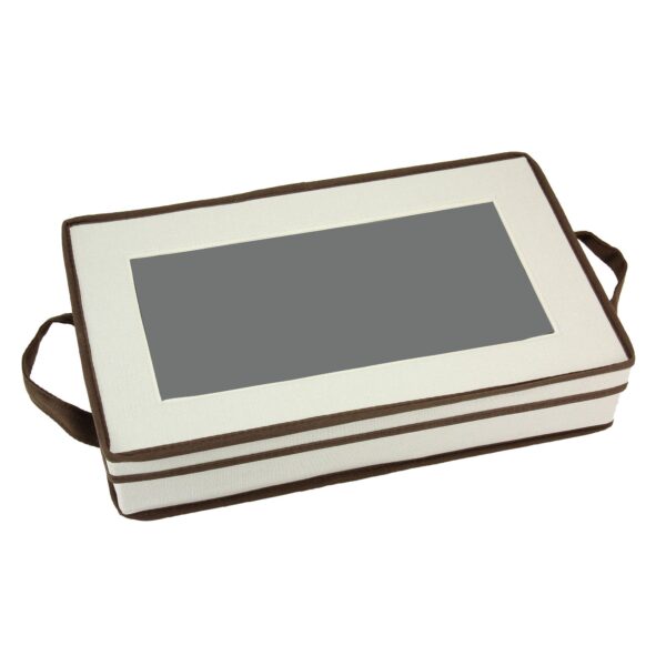 Storage Chest with Separate Serving Utensil Pouch