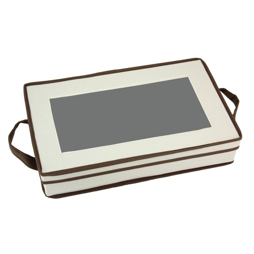 Storage Chest with Separate Serving Utensil Pouch
