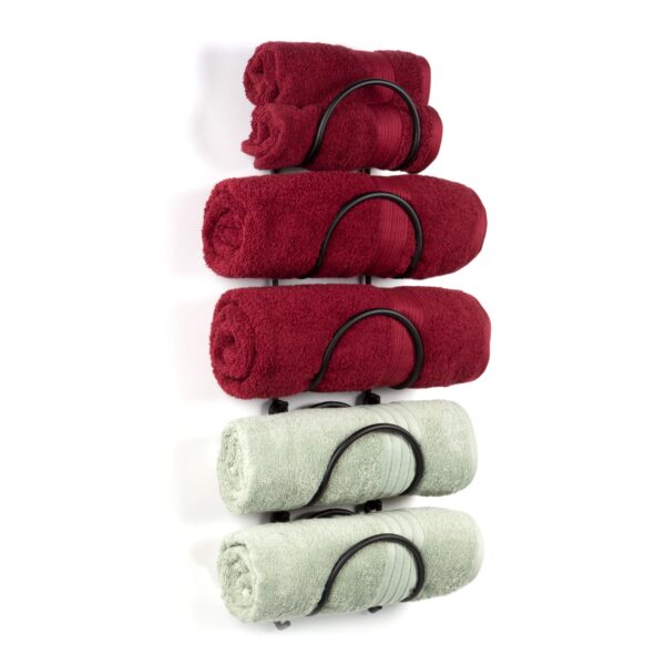 Metal Towel Rack for Bathroom Wall Decor