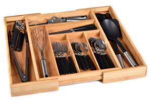 Bamboo Kitchen Drawer Organizer