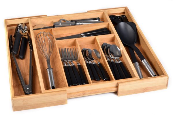 Bamboo Kitchen Drawer Organizer