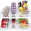 Sorbus Fridge Bins and Freezer Bins Refrigerator