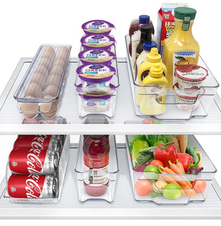Sorbus Fridge Bins and Freezer Bins Refrigerator