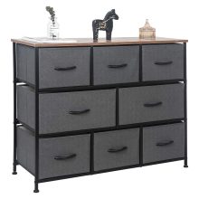 8 Drawer Dresser Organizer Fabric Storage Chest