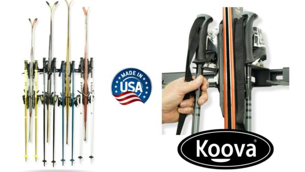 Ski Rack Wall Mount for Indoor Storage